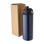 Bouteille en acier inoxydable avec compartiment à la base 1L