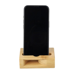Support téléphone en bambou avec amplificateur sonore neuvième vue
