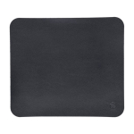 Tapis de souris fabriqué en matériaux recyclés couleur noir première vue