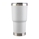 Mug thermos en acier inoxydable à double paroi 590ml couleur blanc première vue