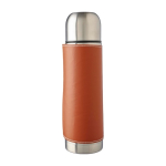 Thermos en acier inoxydable avec housse amovible en cuir 400ml troisième vue