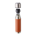 Thermos en acier inoxydable avec housse amovible en cuir 400ml cinquième vue