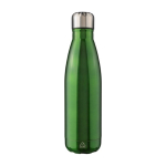 Bouteille en acier inoxydable avec bouchon à vis argenté 650ml couleur vert première vue