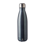 Bouteille en acier inoxydable avec bouchon à vis argenté 650ml couleur gris graphite première vue