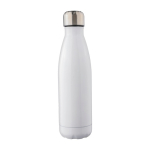 Gourde en acier inoxydable recyclé à double paroi 500ml couleur blanc première vue