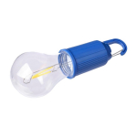 Lampe rechargeable en forme d'ampoule avec clip pour transport deuxième vue