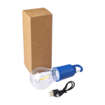 Lampe rechargeable en forme d'ampoule avec clip pour transport quatrième vue