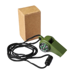 Sifflet avec boussole et thermomètre latéral, avec cordon pour le cou troisième vue