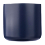 Mug double paroi en acier inoxydable recyclé à anse en bambou 400ml douxième vue