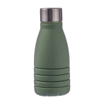 Bouteille pliable en silicone avec bouchon acier et mousqueton 550ml huitième vue