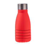 Bouteille pliable en silicone avec bouchon acier et mousqueton 550 m quatrième vue