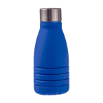 Bouteille pliable en silicone avec bouchon acier et mousqueton 550 m quatrième vue