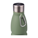 Bouteille pliable en silicone avec bouchon acier et mousqueton 550 m septième vue