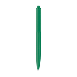 Stylo en plastique recyclé, en une seule couleur, en encre noire couleur vert première vue