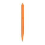 Stylo en plastique recyclé, en une seule couleur, en encre noire couleur orange première vue
