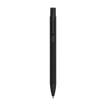 Stylo en aluminium recyclé, en une seule couleur, à encre bleue couleur noir première vue