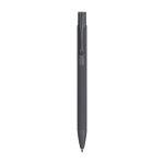 Stylo en aluminium recyclé, en une seule couleur, à encre bleue couleur gris première vue