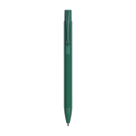 Stylo en aluminium recyclé, en une seule couleur, à encre bleue couleur vert première vue