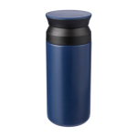 Bouteille en acier inoxydable à double paroi avec finition mate 350ml couleur bleu deuxième vue
