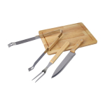 Étui avec ustensiles et planche à découper pour barbecue troisième vue
