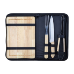 Étui avec ustensiles et planche à découper pour barbecue quatrième vue