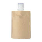 Crème solaire extérieur en papier avec couvercle SPF 30 couleur marron première vue