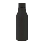 Bouteille en inox à double paroi avec bouchon assorti 500ml couleur noir première vue