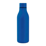 Bouteille en inox à double paroi avec bouchon assorti 500ml couleur bleu première vue