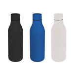 Bouteille en inox à double paroi avec bouchon assorti 500ml première vue