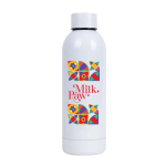 Gourde en acier inoxydable recyclé spéciale sublimation 500 ml couleur blanc deuxième vue