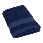 Serviette de bain 100 x 50 cm en 100 % coton OEKO TEX 350 g/m2 couleur bleu première vue