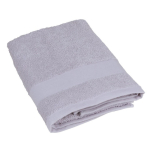 Serviette de bain 100 x 50 cm en 100 % coton OEKO TEX 350 g/m2 couleur gris première vue