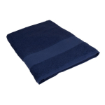 Serviette de bain 180 x 100 cm en 100 % coton OEKO TEX 350 g/m2 couleur bleu première vue