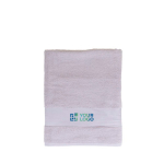 Serviette de bain 180 x 100 cm en 100 % coton OEKO TEX 350 g/m2 couleur gris avec zone d'impression