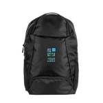Sac à dos pour PC en PU avec compartiment pour chaussures 15” couleur noir avec zone d'impression
