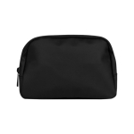 Sac bandoulière en similicuir avec une poche extérieure à l'arrière couleur noir première vue