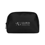 Sac bandoulière en similicuir avec une poche extérieure à l'arrière couleur noir quatrième vue
