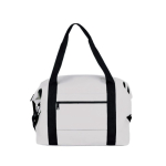 Sac en similicuir pour voyage avec sangle pour trolley couleur naturel deuxième vue