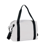 Sac en similicuir pour voyage avec sangle pour trolley couleur naturel quatrième vue
