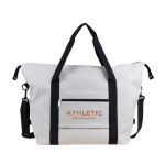 Sac en similicuir pour voyage avec sangle pour trolley couleur naturel cinquième vue