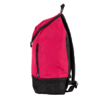 Sac à dos en polyester pour le sport avec compartiment pour chaussures couleur rouge quatrième vue
