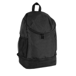 Sac à dos en polyester pour le sport avec compartiment pour chaussures couleur gris deuxième vue