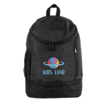 Sac à dos en polyester pour le sport avec compartiment pour chaussures couleur gris sixième vue