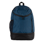 Sac à dos en polyester pour le sport avec compartiment pour chaussures couleur bleu marine première vue