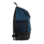 Sac à dos en polyester pour le sport avec compartiment pour chaussures couleur bleu marine troisième vue
