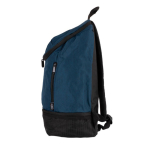 Sac à dos en polyester pour le sport avec compartiment pour chaussures couleur bleu marine quatrième vue