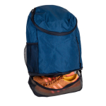 Sac à dos en polyester pour le sport avec compartiment pour chaussures couleur bleu marine sixième vue