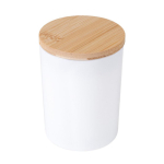 Bougie en cire végétale et paraffine avec parfum English Pear couleur blanc première vue