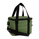 Sac isotherme personnel en similicuir avec double anse ajustable couleur vert deuxième vue