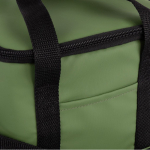 Sac isotherme personnel en similicuir avec double anse ajustable couleur vert troisième vue